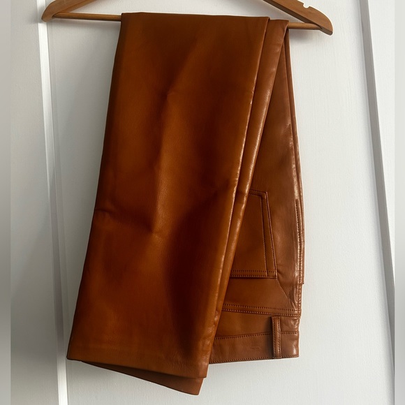 aritzia melina pant - cognac - Picture 2 of 3